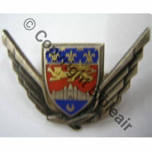 BORDE  A0702 BA.106 BORDEAUX MERIGNAC  AB.P+Bol Dos chevrons frappe H702..  8Eur Inv Sc.misanax 