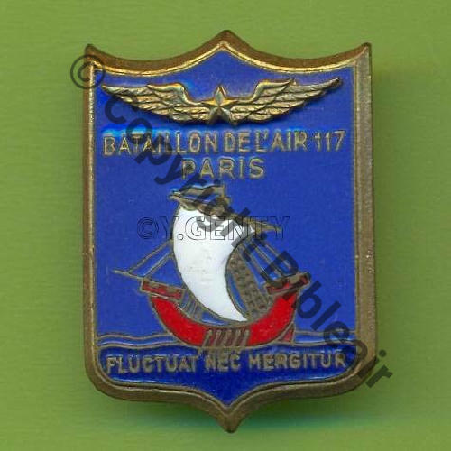 PARIS A1156NH    Bat Air 117  AREMAIL a gauche PARIS a droite Bol fenetre Dos lisse  VOILE EN RELIEF   Src.Y.GENTY 7Eur12.06