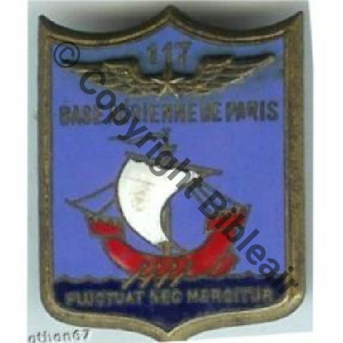 PARIS A1156NH  BA de PARIS   117 en Haut  TYPE 2C Devise en bas  DrPBER Bol Dos lisse Src.othon67 9Eur05.07