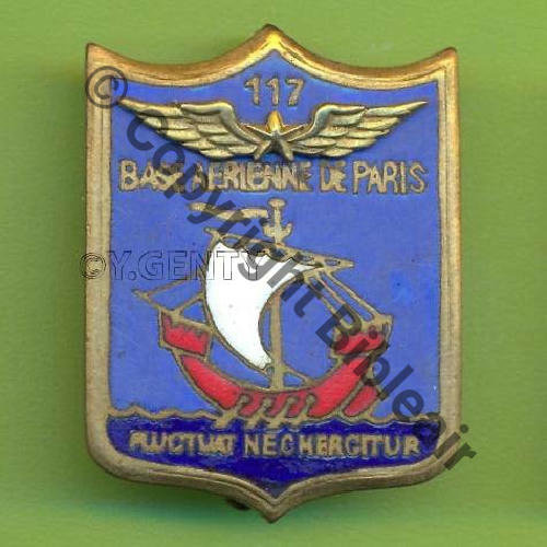 PARIS A1156NH  BA de PARIS   117 en Haut  TYPE 2C Devise en bas  MARDINI Bol fenetre Dos lisse 27x37mm Src.Y.GENTY 