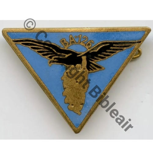 AJACCIO 0942.EMAA BA.126   AB.P Bol Poinconnne Dos lisse Src.olivier450 427Eur(x6) 