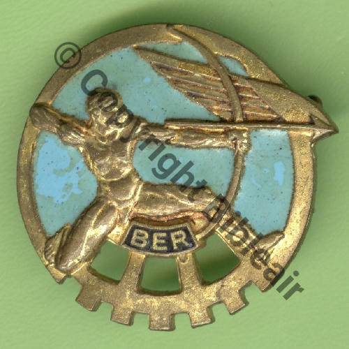 ROCH A0521 BER.721 ROCHEFORT BER BLEU  DrP+Bol fenetre Guilloche Embouti Src.Y.GENTY 