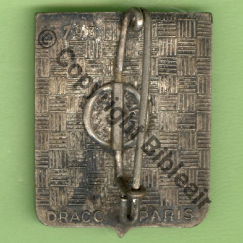 SAI  A0793 BA.722 SAINTES  DrP+Past Dos Guilloche ECRIT BAS et HAUT Src.Y.GENTY 