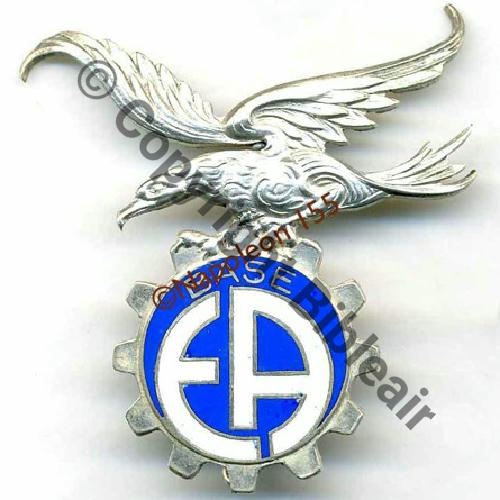 SAL  2123.EMGA BASE ECOLE DE AIR SALON  COURTOIS SM Bol octog grave COURTOIS PARIS Dos lisse Sc.STELLA 46Eur10.06  copie