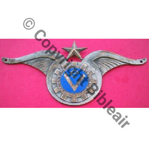 CAZAUX NH ANCIENS DES ESSAIS EN VOL Gd modele a coudre..  Fab R.LOUIS Embouti 110x65mm 37Eur10.06 