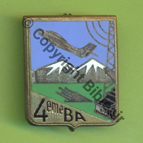 BREMGARTEN A0663 BAT.136 4eBrig.Aer  DrP+Past Dos lisse dore Montagne Argent usure..  Sc.Y.GENTY 10Eur(x2)