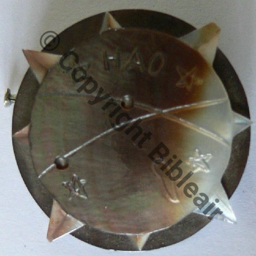 HAO NH BA.185 Fab locale NACRE Broche bascule baion Src.omicron4 13Eur10.06 