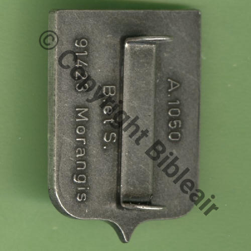 REU  A1050 BA.181 ST.DENIS LA.REUNION  B.et S. BESSIN SALMSON Broche Dos lisse MOTIFS HAUT DECENTRES Src.Y.GENTY 15Eur(x2) 