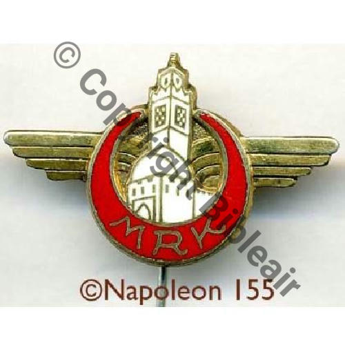 MARRAKECH 580 EMAA.3.OP BE.707 BA.207 MARRAKECH  DrP Aiguille Guilloche vrac Argent massif 38EurInv Sc.STELLA
