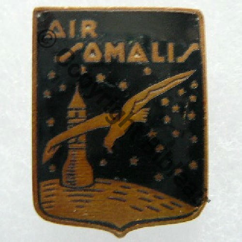 DJIBOUTI  A0637NH CDT AIR COTE FRANCAISE DES SOMALIS & BA.188 DJIBOUTI  DrP Bol allonge Guilloche Src.RIGODANZO 