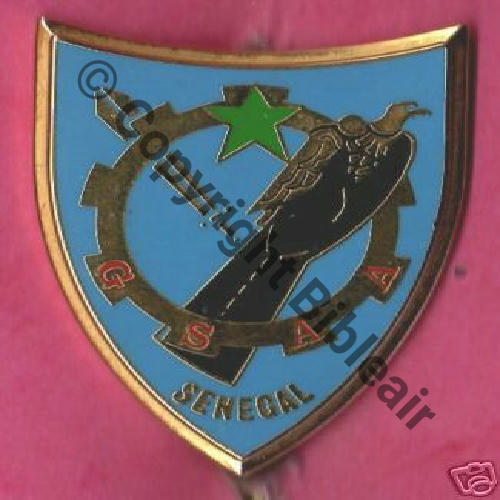 SENEGAL GROUPE de SOUTIEN AA  FRAISSE Dos lisse 2Anneaux 9Eur01.07