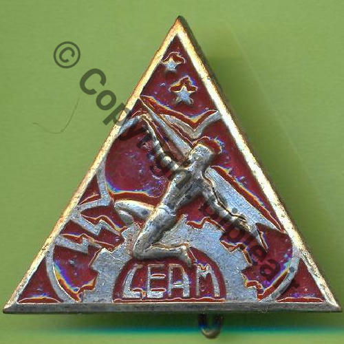 A0675 CEAM MONT DE MARSAN  DrP+DBol Dos lisse Equipe Marque FAS Peint Fantaisie... Sc.Y.GENTY 7Eur02.06 