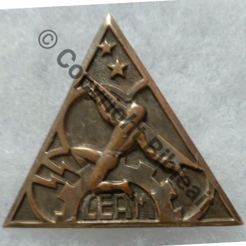 A0675 CEAM MONT DE MARSAN  DrP+DPast Dos lisse CUIVRE Src.leberetvert 10EurInv 