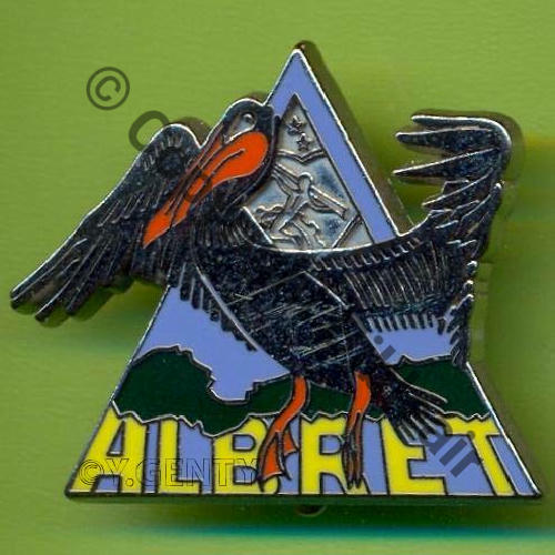 A1184  EET.06.330  ALBRET MARSAN DrNMV Griffes et butees Dos Scintillant 11Eur03.07