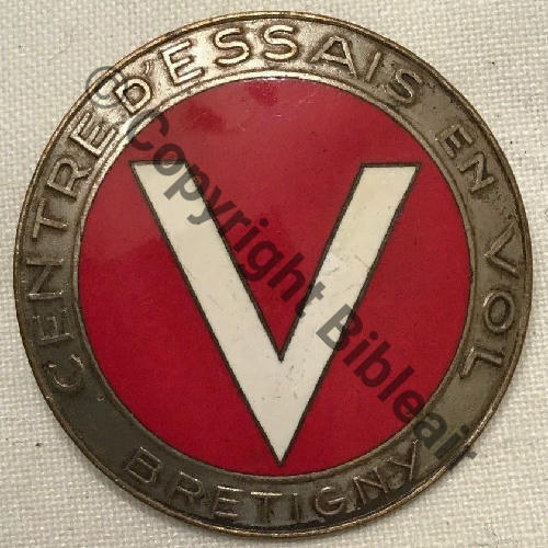 BRETIGNY NH CEV Badge V  AB.P Bol Dos lisse Src.kirschfou 22Eur(x2) 