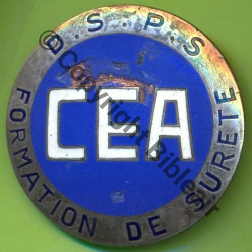 CEA NH DSPS FORMATION DE SURETE  AB.P Bol resoude etain epoque Dos lisse Sc.Y.GENTY 10Eur03.10 
