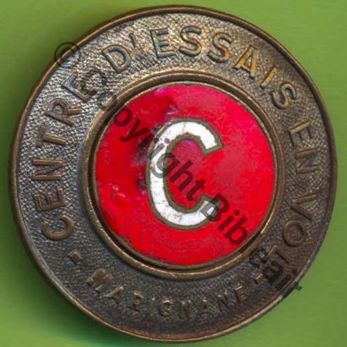 MARIGNANE NH CEV Badge C  AB.P 2Anneaux Dos lisse Sc.Y.GENTY 10Eur03.10