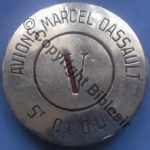 SAINT CLOUD BADGE DASSAULT V (visiteur)  SM 2Bol 45mm Sc.calrek36 38Eur09.11 