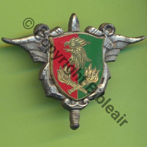 EMA SERVICE DES ESSENCES DES ARMEES H789  DrP 2Porte anneaux Herbe ondulee Motif boulonne SNH Src.Y.GENTY 