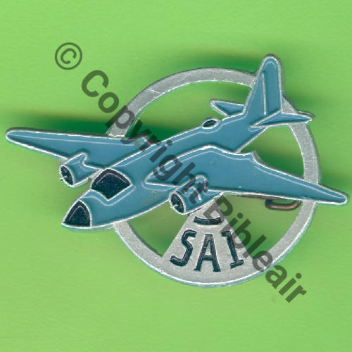 WW2 circa SECTEUR AIR No1 Alu Peint BLEU  A.AUGIS LYON 1Ligne Griffe Double Dos grenu Src.Y.GENTY  103Eur(x6) 