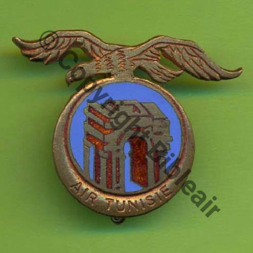 CDT  EM AIR TUNISIE 1568.EMAA TUNIS DrPBER Bol Dos lisse scintillant 43Eur(x6)