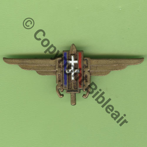 FAFI  INS GENERAL  DrP Dep Dos lisse 2 Anneaux  Src.Y.GENTY 58Eur(x4) 