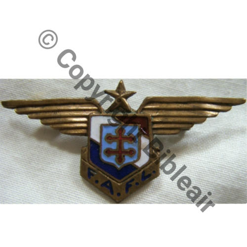 FAFL Grave F.A.F.L. 45x22mm  SM Eping bascule bijoutier Dos lisse irreg Sans No  Sc.quivivefrance 29Eur11.11
