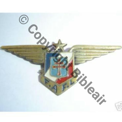 FAFL Grave F.AF.L  Couleurs inversees Peint Fab CAIRE Epingle bascule  absente Dos lisse irreg 64x30mm Sc.alixdom 152Eur11.07