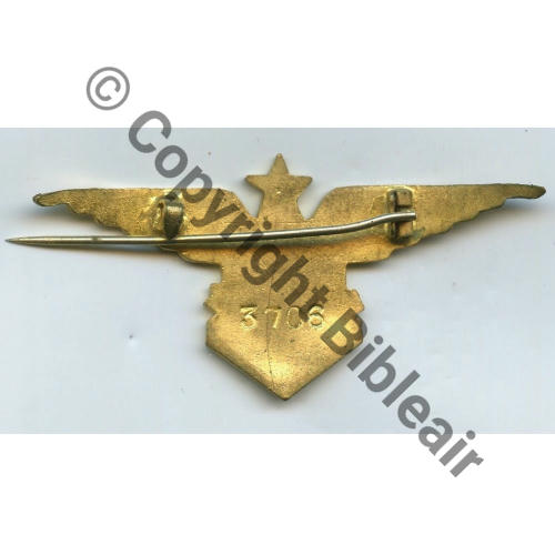 FAFL Grave FAFL.  Gd Modele 64x30mm SM Eping bascule deborde Dos lisse irreg No3706 Src.olivier450 150EurInv 