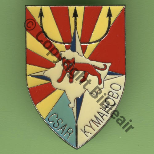 NH  EH.1.67 1999 DET CSAR KUMANOVO Fev a Juin 99 INSIGNE PERSONNEL No 01 Lcl GENTY Chef det Fev a Mai  SM Tambour Quadrille fin Src.Y.GENTY 