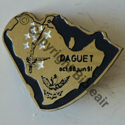 ARABIE SAOUDITE NH OPE DAGUET   Fab LOC Peint Dos strie Tambour soude etain Src.zoupat 60EurInv