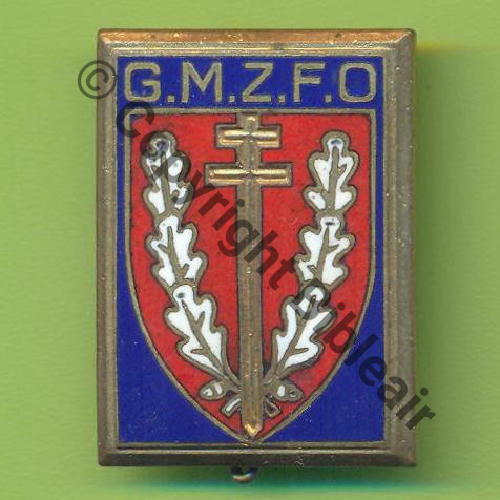 GOUV MILIT ZONE FRANC OCCUPATION  DrPNBer Bol Guilloche vrac Src.Y.GENTY 9Eur11.13 