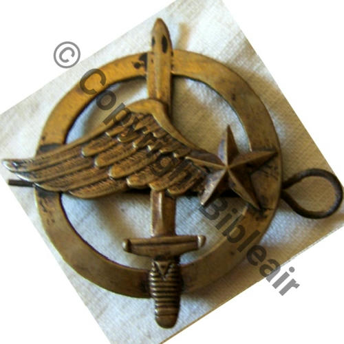 BERET CODOS AIR  A0688  SM 2Anneaux Dos lisse Aile et glaive emboutis SNH  Sc.quivivefrance 10EurInv 