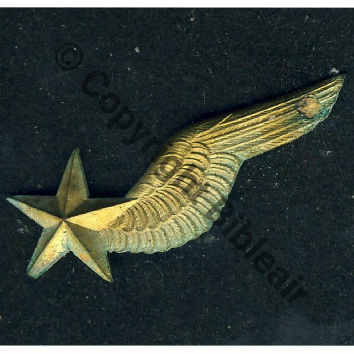 BERET PILOTE AVION Etoile Dore (Officier)  SM 2Anneaux Embouti Src.BARTLETT 30EurInv 