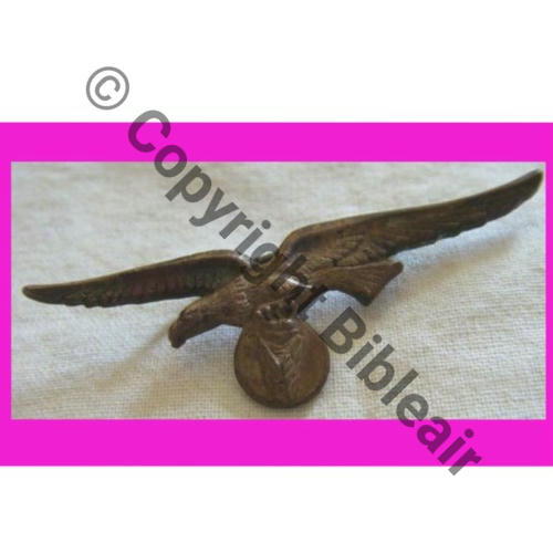 CHAROGNARD CALOT avec CIGALE  SM 2pattes Dos lisse Cuivre 48mm Sc.quivivefrance 15EurInv
