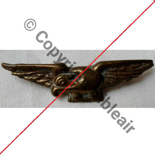 CHAROGNARD NON AIR  SM  Eping bascule Embouti Dos lisse irreg 55x15mm Propose comme brevet pilote ww1 Src. leberetvert 50EurInv 