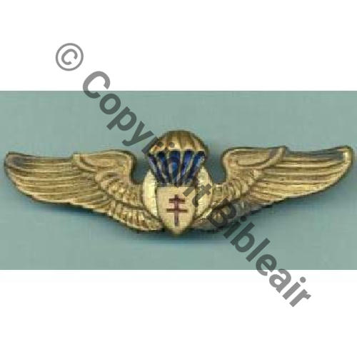 BREVET PARA FAFL TYPE US croix FAFL Dos irreg Attach KC 67x20mm Sc.paris-collections 353Eur11.06 