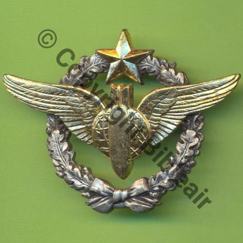 NH BREVET NAVIGATEUR-BOMBARDIER  DrPRom Ins officiels Dos lisse Aile emboutie Sc.Y.GENTY 