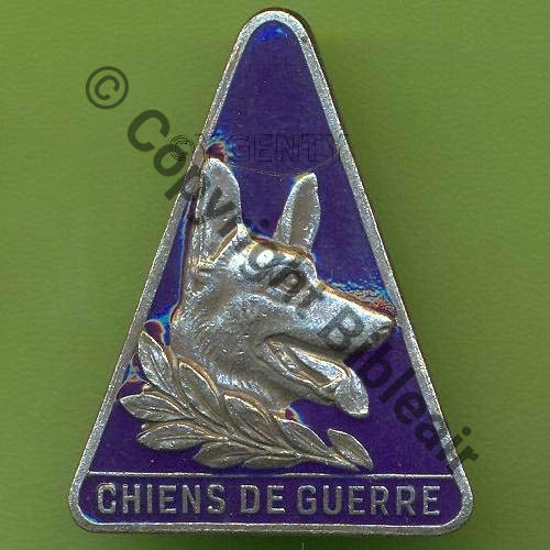 CODO NH CHIENS DE GUERRE Bleu  DrP Bol Guilloche etame Embouti