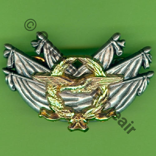 COMMISSAIRE ANCRAGE AIR NIVEAU 2  GS.271 BERAUDY VAURE Attaches PINS Dos lisse irreg scintillant Src.Y.GENTY 15Eur(x3)
