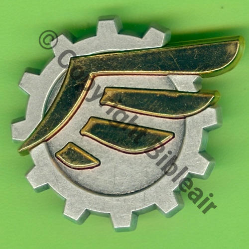 MECA A1478 INSIGNE DE SPECIALITE MECANICIEN AA  BERAUDY et VAURE Griffes et butees Dos irreg scintillant Src.Y.GENTY 20Eur(x9) 