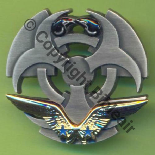 NRBC  A1348.B BREVET SPECIALISTE NRBC NIVEAU 2  De 2Attac Pins Src.Y.GENTY 28Eur(x4)  