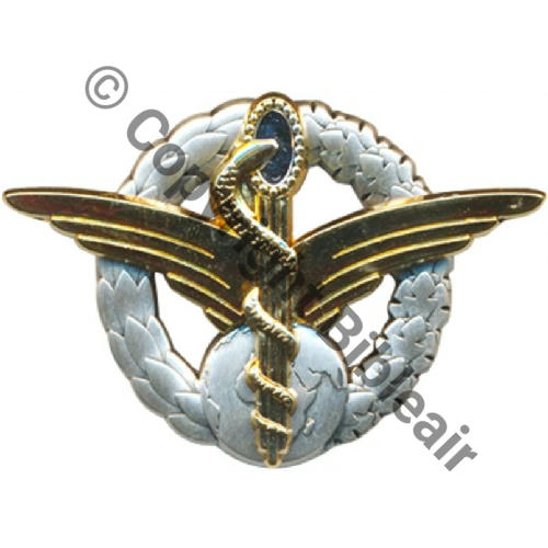 SANTE  GS.218 BREVET INFIRMIER CONVOYEUR DE L.AIR origine MITHA  AB.P 2Attach PINS Dos irreg Src.LAVOCAT 120Eur08.26 