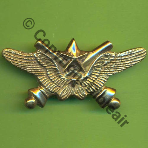 SOL AIR  A1376 Brevet Artillerie SOL AIR RETIRAGE echelle1 brevet 1943 Fab ARTISAN Tambour Dos lisse Grave A1376 55mm 100ex 40Eur(x3) 