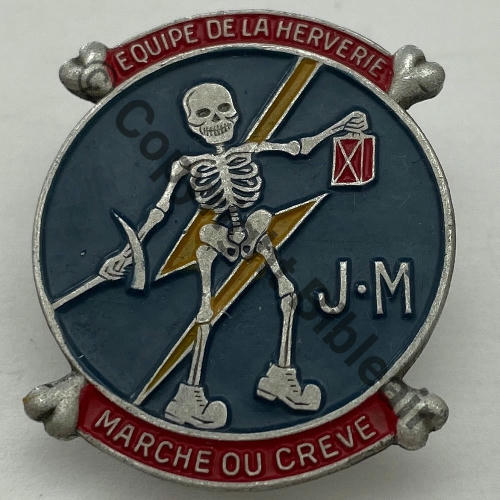 EQUIPE de la HERVERIE JM  A.AUGIS LYON ST.BARTH 2Li 2Griffes Grenu Src.historiacollection2a 1100EurInv 