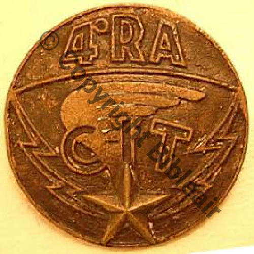 0973.EMGA CENTRE INST TELECOM 4e RA NIMES  A.AUGIS ST BARTH LYON 3Lig 2Anneaux Granuleux No Non emaille Sc.lavionamoteur 5Eur08.08 