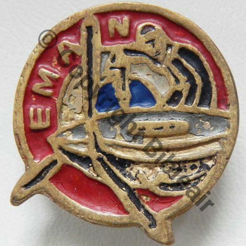 1869.EMGA ECOLE MECANICIENS AIR  NANTERRE Peint  SM Epingle soudee KC Dos irreg 20mm Src.entame 22Eur09.14 
