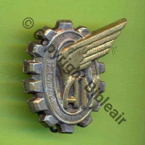 A0590 APPRENTIS MECANOS ROCHEFORT  COURTOIS Bol Guilloche vrac Embouti