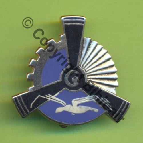 A1029 ESC AVION 3.317 ETAA ROCHEFORT  DrP+Past Guilloche FACE et DOS DORES MOUETTE & AUBES ARGENTEES Aubes Embouties SNH Sc.Y.GENTY 3Eur04.12 