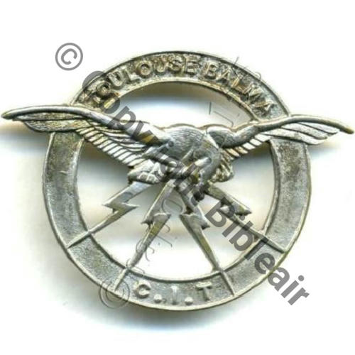 NH  CENTRE INSTRUCTION TRANSMISSIONS TOULOUSE BALMA  SM 2Anneaux Dos lisse Sc.STELLA 38Eur09.07  